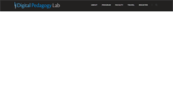 Desktop Screenshot of digitalpedagogylab.com